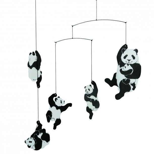 Mobile Panda Black and White Flensted Mobiles