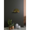 Shelf Archal Half Moon Brass L 50 x 16 cm Eno