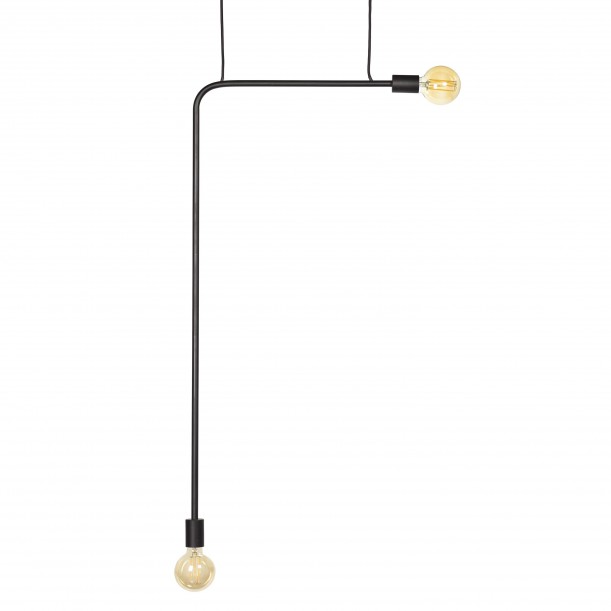 Pendant Lamp Essential KVG Hight Black 54 x 110 cm Serax