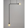 Pendant Lamp Essential KVG Hight Black 54 x 110 cm Serax