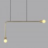 Lampe Suspension Essential KVG Long Laiton 110 x 54 cm Serax