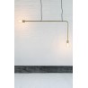 Lampe Suspension Essential KVG Long Laiton 110 x 54 cm Serax