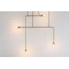 Pendant Lamp Essential KVG Long Brass 110 x 54 cm Serax