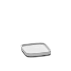 Assiette Carrée HEII Porcelaine Blanche 8 x 8 cm Serax