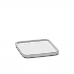 Assiette Carrée HEII Porcelaine Blanche 12 x 12 cm Serax