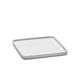 Assiette Carrée HEII Porcelaine Blanche 16 x 16 cm Serax