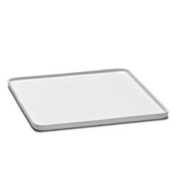 Square Plate HEII white porcelain 24 x 24 cm Serax