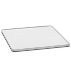 Square Plate HEII white porcelain 28 x 28 cm Serax