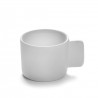 Coffee Cup HEII white porcelain Diam 7 cm Serax