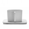 Coffee Cup HEII white porcelain Diam 7 cm Serax