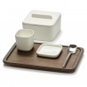 Assiette Carrée HEII Porcelaine Blanche 20 x 20 cm Serax