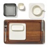 Assiette Carrée HEII Porcelaine Blanche 24 x 24 cm Serax