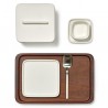 Square Plate HEII white porcelain 24 x 24 cm Serax