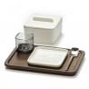 Assiette Carrée HEII Porcelaine Blanche 24 x 24 cm Serax