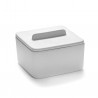 Couvercle Carré HEII Porcelaine Blanche 12 x 12 cm Serax