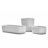 Bol Carré HEII Porcelaine Blanche 6 x 6 x H6 cm Serax