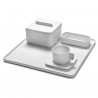 Square Lid HEII white porcelain 12 x 12 cm Serax