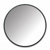 Miroir HUB Large Rond Bord Caoutchouc Noir Diam 91 cm Umbra