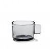 Expresso Cup HEII Smoky Grey Glass Diam 6,5 cm Serax