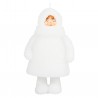 Candle Snow Doll Closed Eyes & klevering