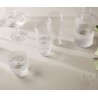 Ripple Glass Clear Stackable Diam 7 cm Set of 4 Ferm Living