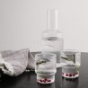 Verre Ripple Clear Empilable Diam 7 cm Lot de 4 Ferm Living