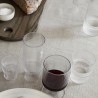 Ripple Wine Glass Clear Diam 7 cm Set of 2 Ferm Living