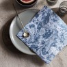 Marbling Paper Napkins Dusty Blue Ferm Living