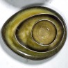Oval Plate Pure Green Ceramic L 28 x 24 cm Serax
