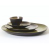 Assiette à Salade Ronde Pure Céramique Verte Diam 25 x H 4 cm Serax