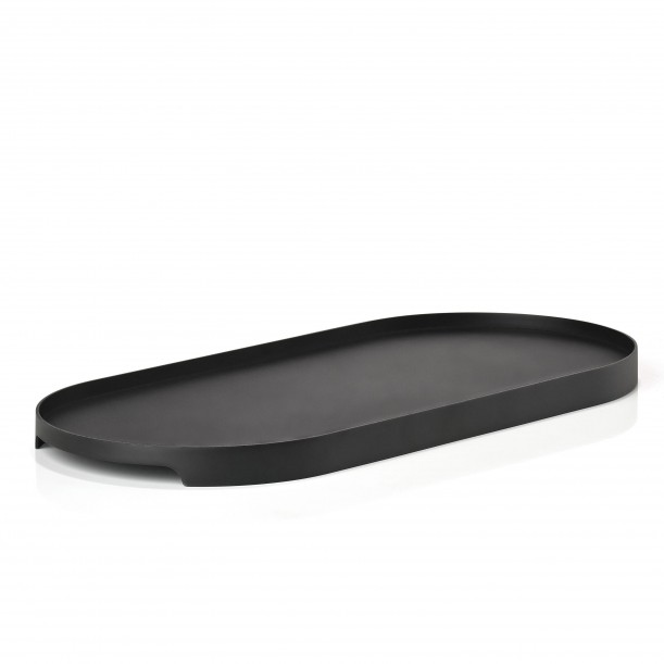 Tray Single Oval Black Metal Medium 35 x 16 cm Zone Denmark