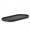 Tray Single Oval Black Metal Medium 35 x 16 cm Zone Denmark