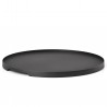 Plateau Rond Single Noir Métal Diam 35 cm Zone Denmark