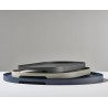 Tray Single Oval Black Metal Medium 35 x 16 cm Zone Denmark