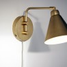Wall Lamp Brass Game Small pivot arm House Doctor