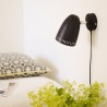 Wall Lamp Short Dynamo Matt Almost Black Superliving