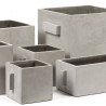 Cubic Concrete Pot Marie Light Grey 22 x 22 x 22 cm Serax