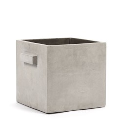 Pot Béton Cubique Marie Gris Clair 26 x 26 x 26 cm Serax