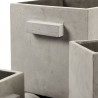 Cubic Concrete Pot Marie Light Grey 33 x 33 x 31 cm Serax
