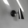 Birdy Short Wall Lamp All Black Metal Northern