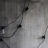 Light Chain Black 10 Long Led Bulbs House Doctor