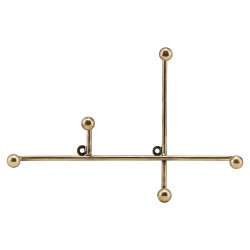 Hook Prea Brass Metal L 28 x H 18 cm House Doctor