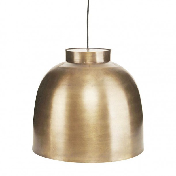 Lampe Suspension Bowl Laiton Medium Diam 35 cm House Doctor