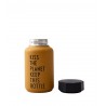 Thermos Bottle Mustard Kiss The Planet 0,33 Liter Design Letters