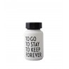 Bouteille Thermos Blanche To Go 0,33 Litre Design Letters