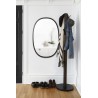 Miroir HUB Large Ovale Bord Caoutchouc Noir 61 X 91 cm Umbra