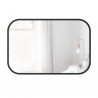 Miroir HUB Large Rectangulaire Bord Caoutchouc Noir 61 X 91 cm Umbra