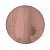 BEVY Round Mirror Medium Beveled Edge Tinted Pink Diameter 61 cm Umbra