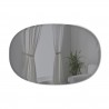 BEVY Ovale Mirror Large Beveled Edge Smoke Tinted 91 x 61 cm Umbra