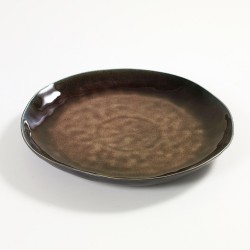 Round Plate Pure Green Ceramic Diam 28 cm Serax